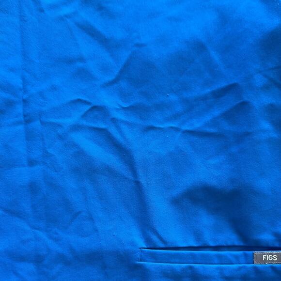 Figs Casma Three-Pocket Scrub Top Royal Blue Size XXL Medical Hospital - Picture 3 of 4
